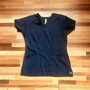 Black small scrub top. Like new worn only a couple of times